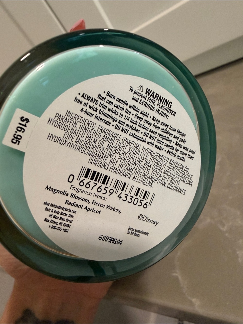 Bath & Body Works Disney princess mulan single wick candle - Picture 4 of 4